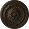 Ekena Millwork Wigan Ceiling Medallion, Hand-Painted Stone Hearth Crackle, 16"OD x 2 1/4"P CM16WGSHC - alternate 1